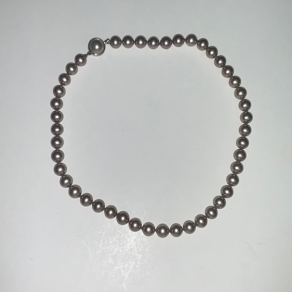 Majorica Pearl necklace with 925 sterling silver clasp